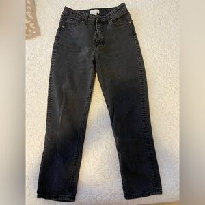 H&M black mom jeans